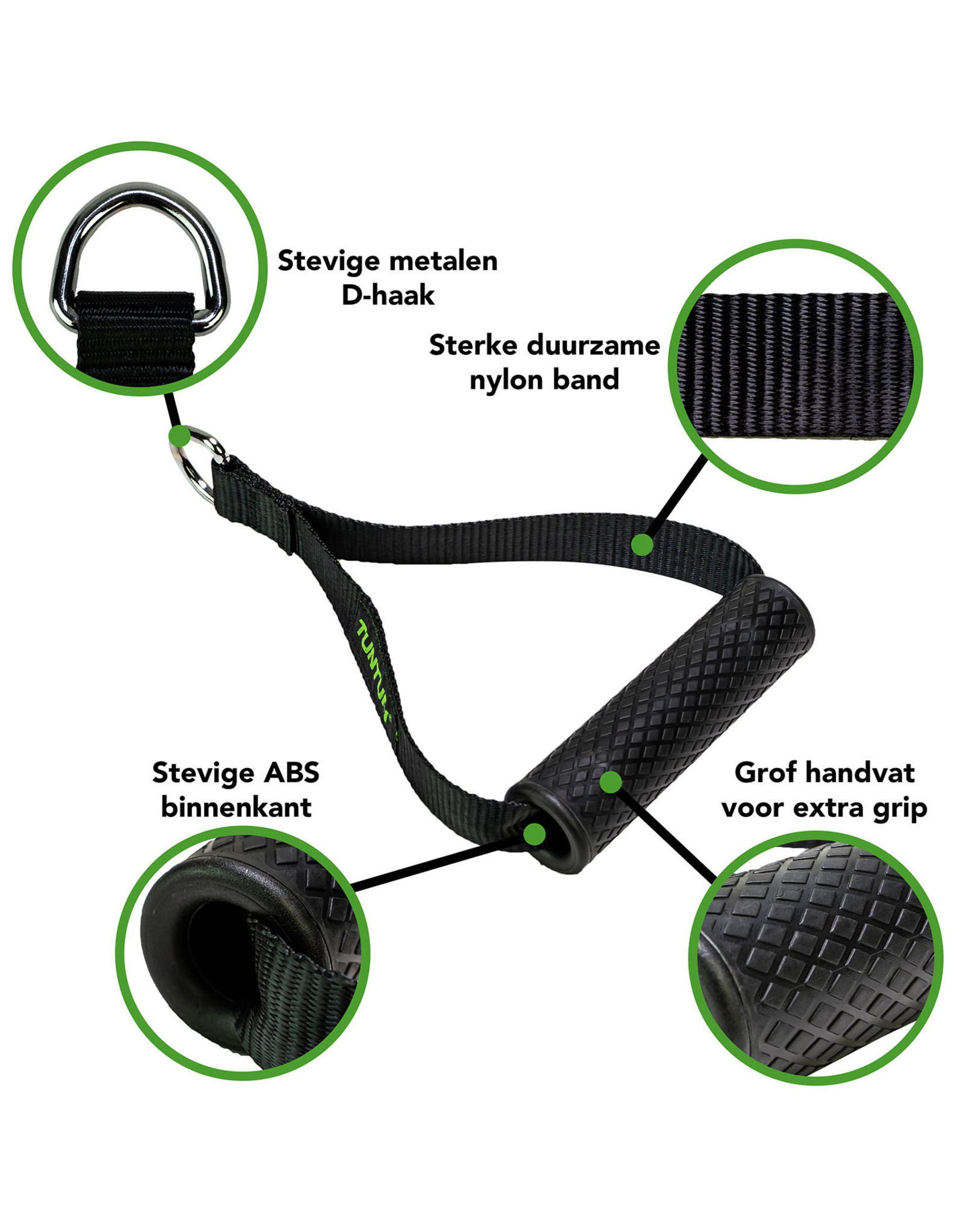 Tunturi Tunturi Strap Handle Pair