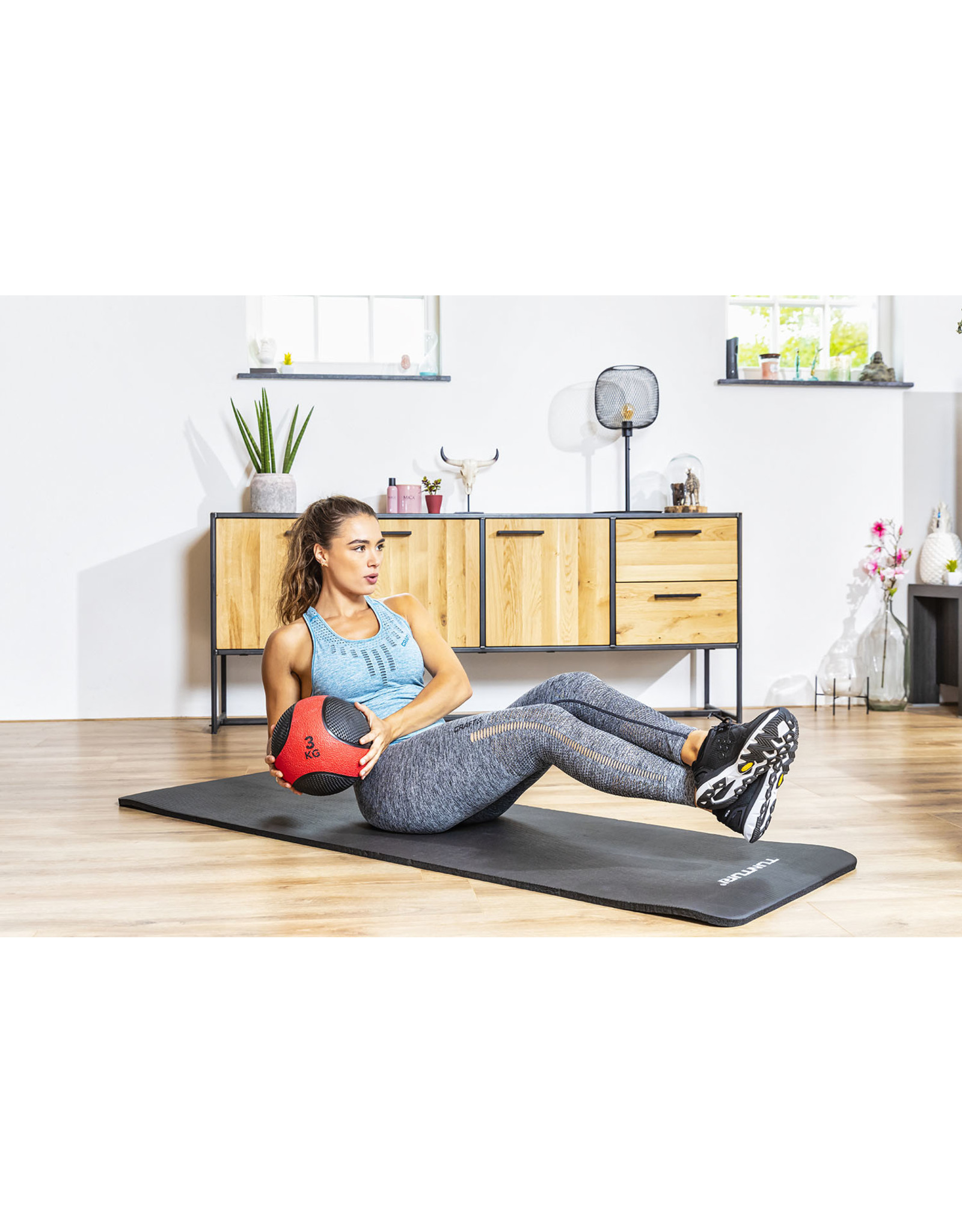 Tunturi Tunturi Medicine Ball 5kg, Grey/Black