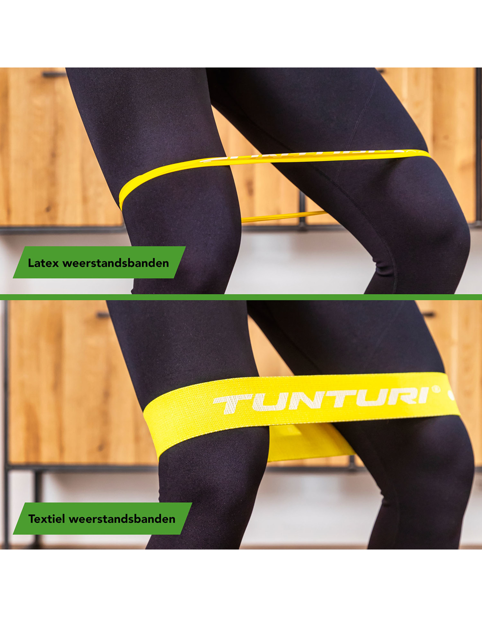 Tunturi Tunturi Textile Resistance Band set, 3 Pieces