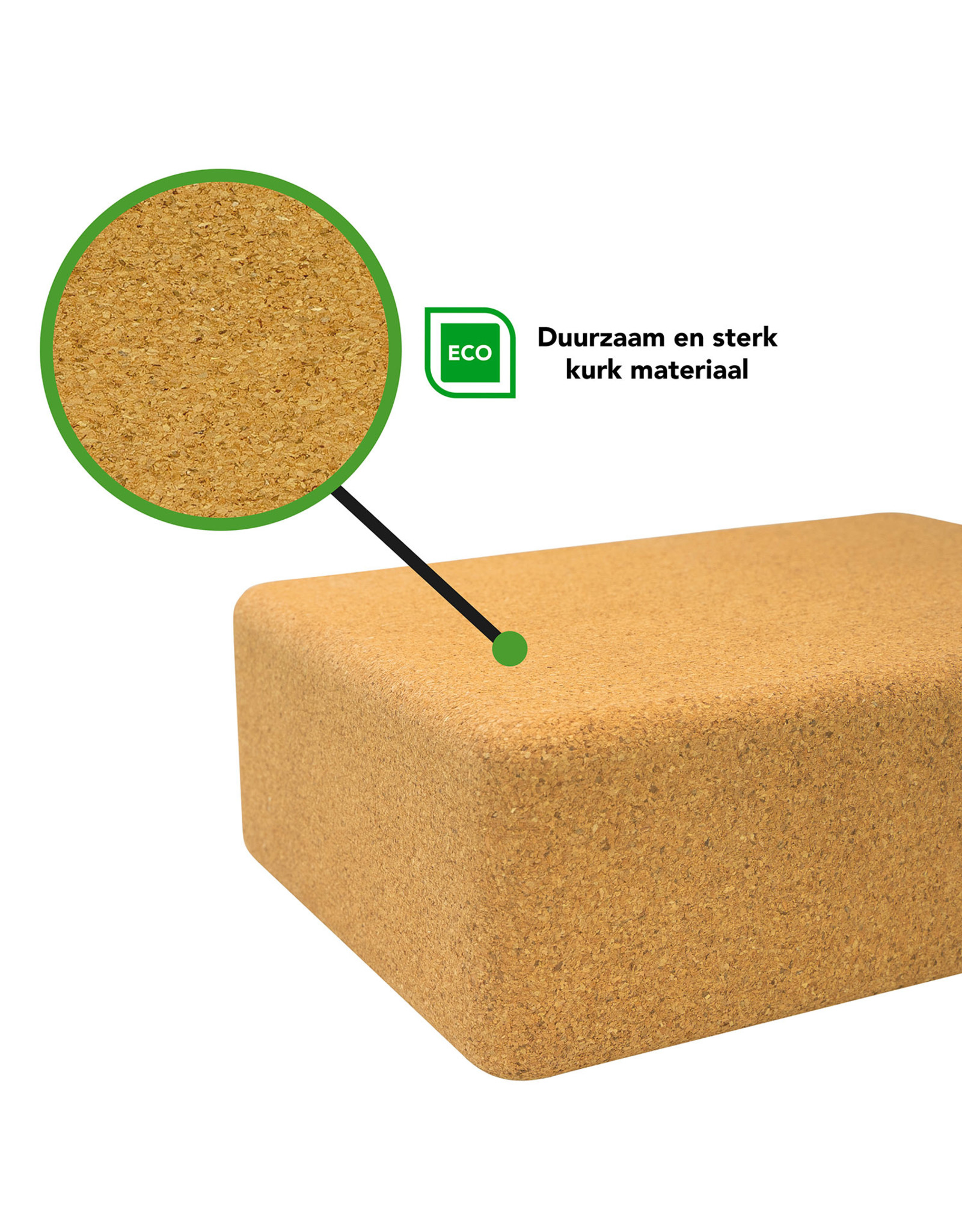 Tunturi Tunturi Cork Yoga Block