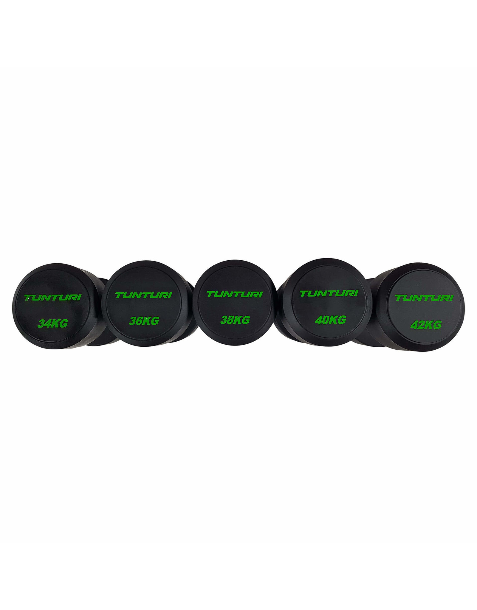 Tunturi Tunturi PU Pro Dumbbell Set 34-42kg (5prs, 380kg)