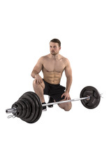 Tunturi Tunturi 140Kg Olympic Tri-Grip Barbell Set (1/2)