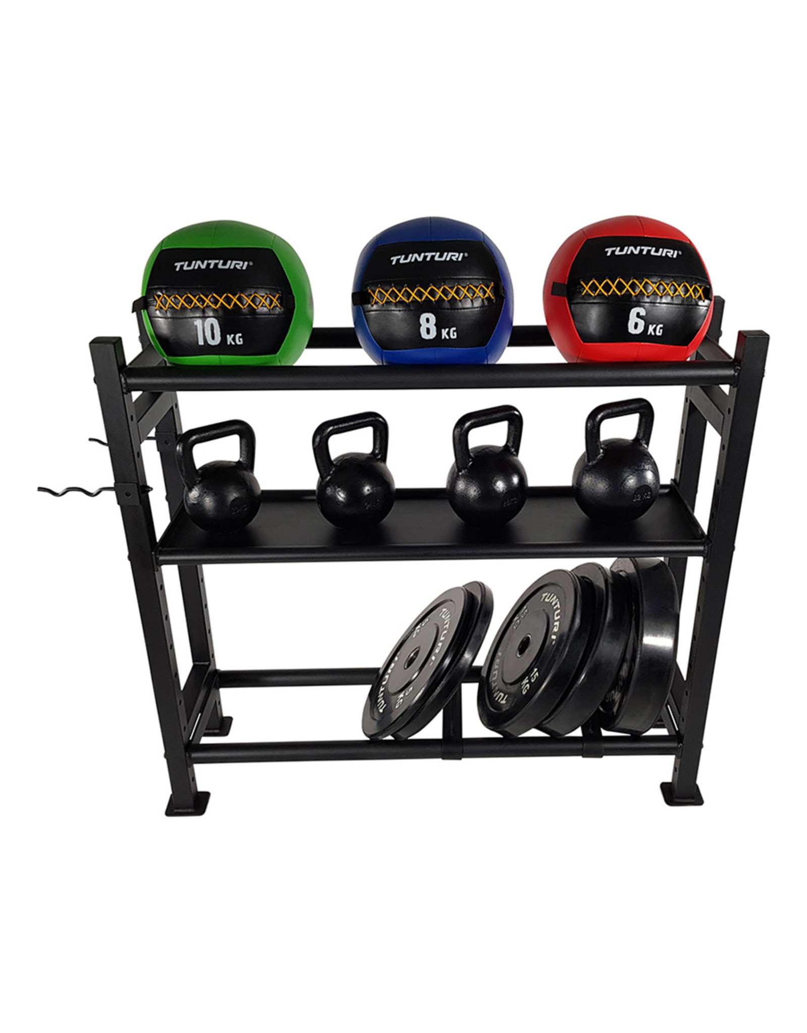 Tunturi Tunturi Wall-Kettle-Bumper Multi Storage Rack (1/2)
