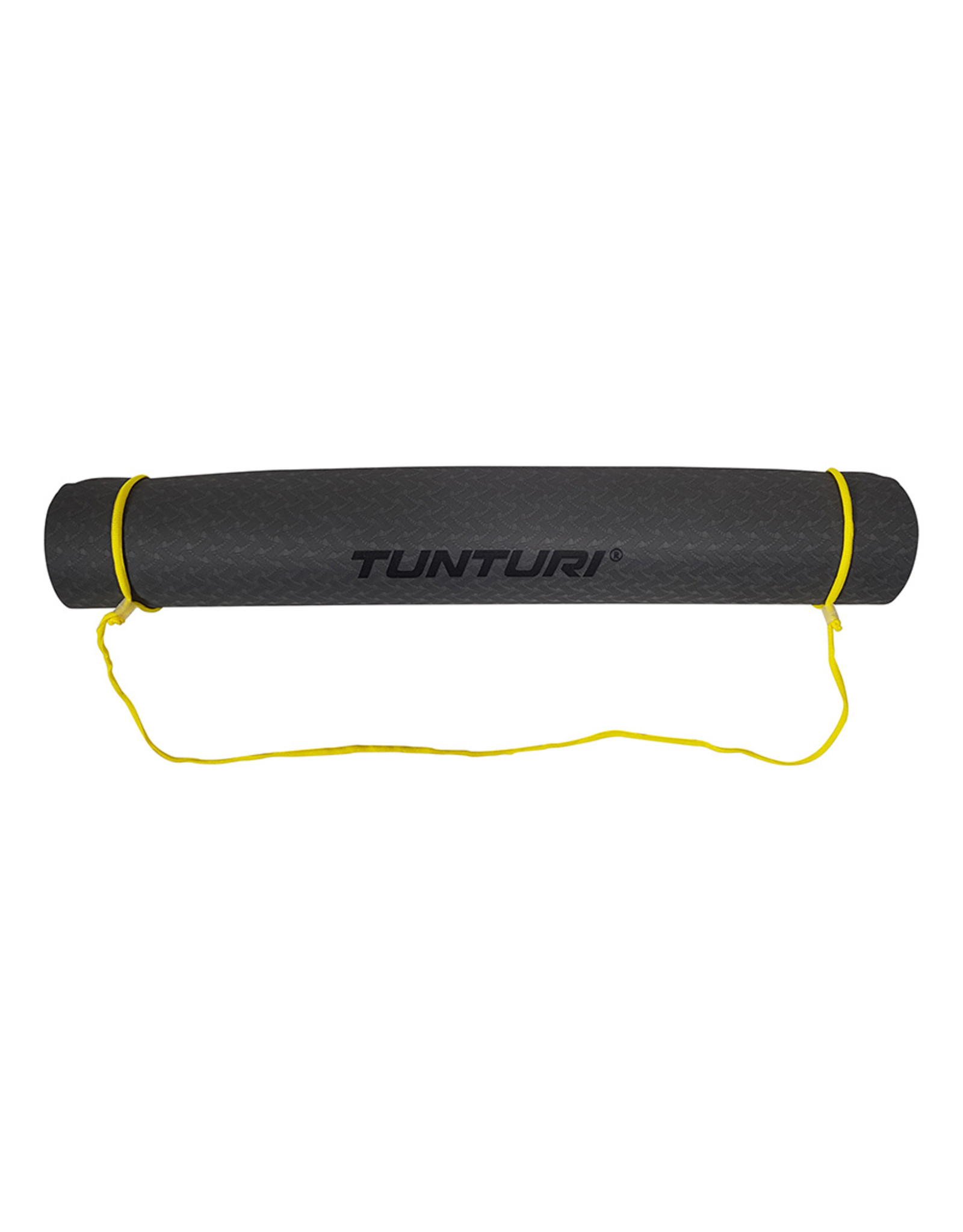 Tunturi Tunturi TPE Yogamat 3mm Anthracite, Yellow cord