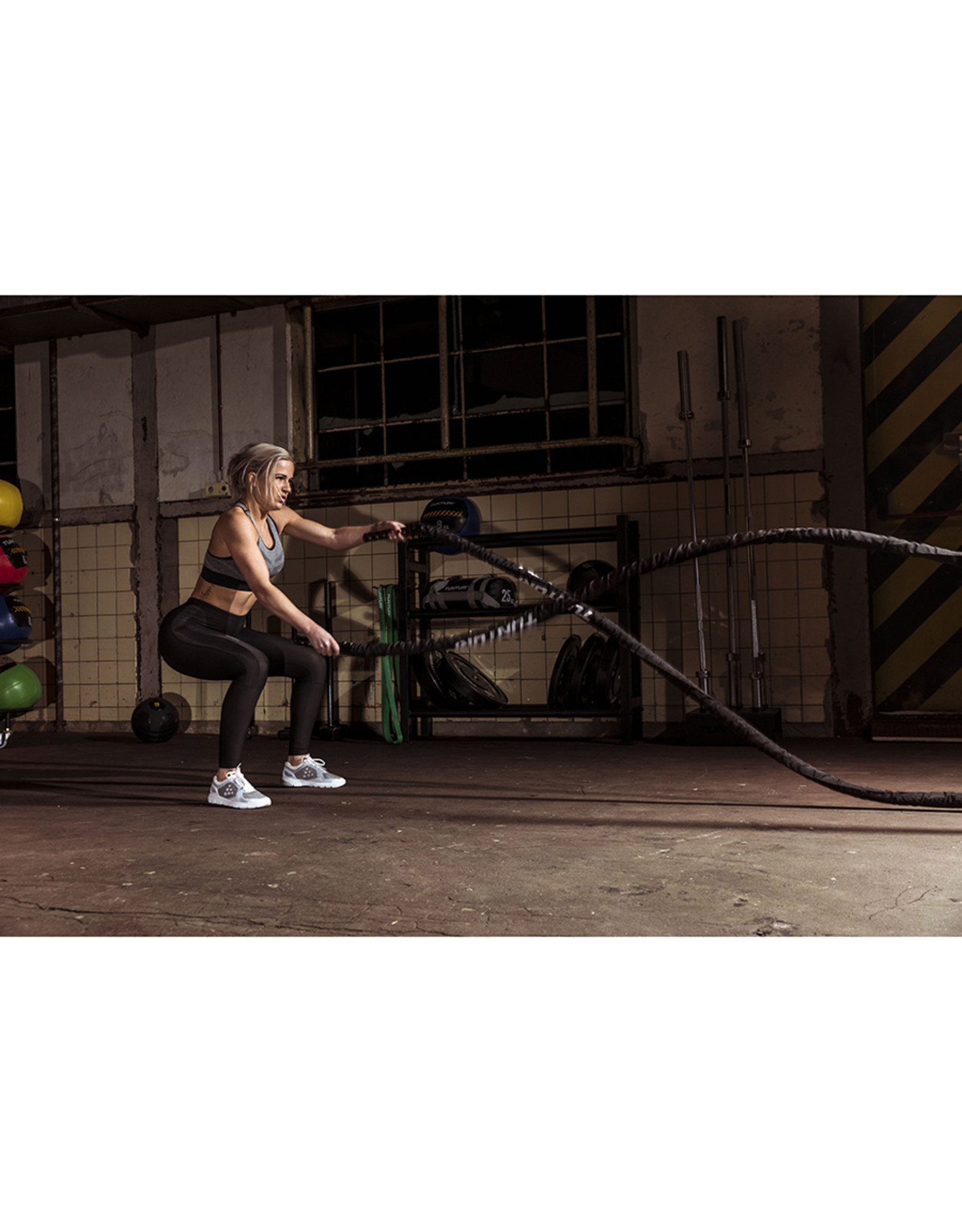 Tunturi Tunturi Pro Battle Rope With Protection, 10m