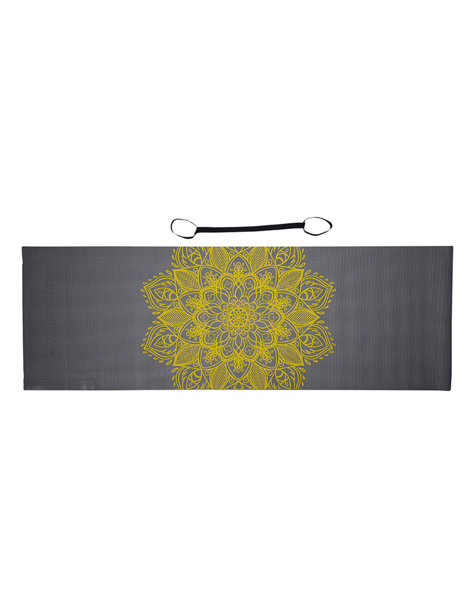 Tunturi PVC Yogamat 4mm Anthracite With Print