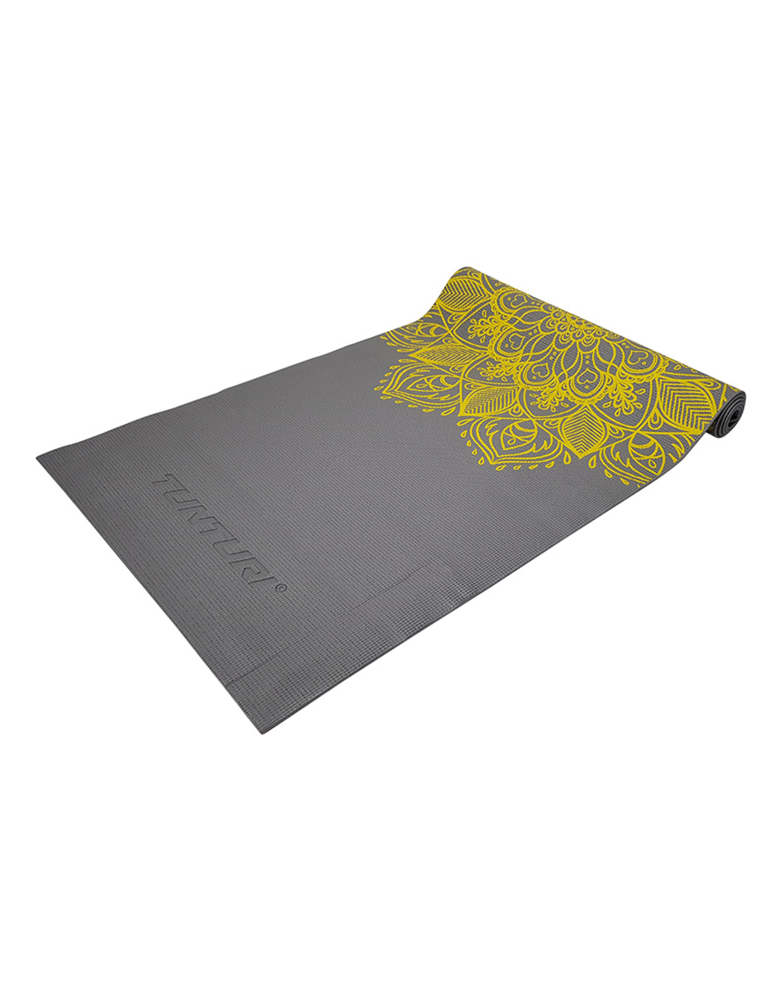 Tunturi Tunturi PVC Yogamat 4mm Anthracite With Print