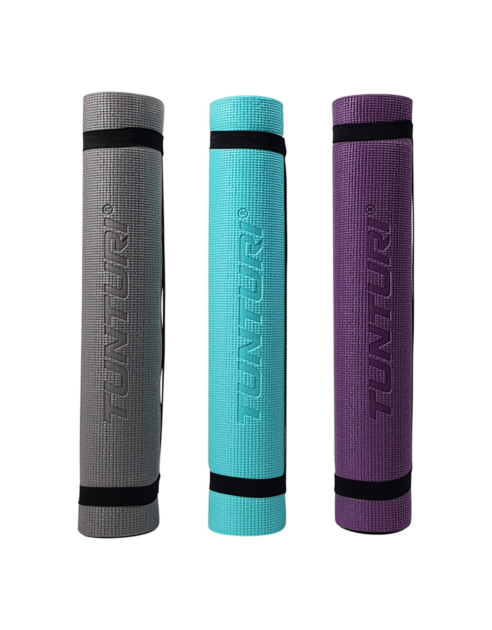 Tunturi Tunturi PVC Yogamat 4mm Anthracite With Print