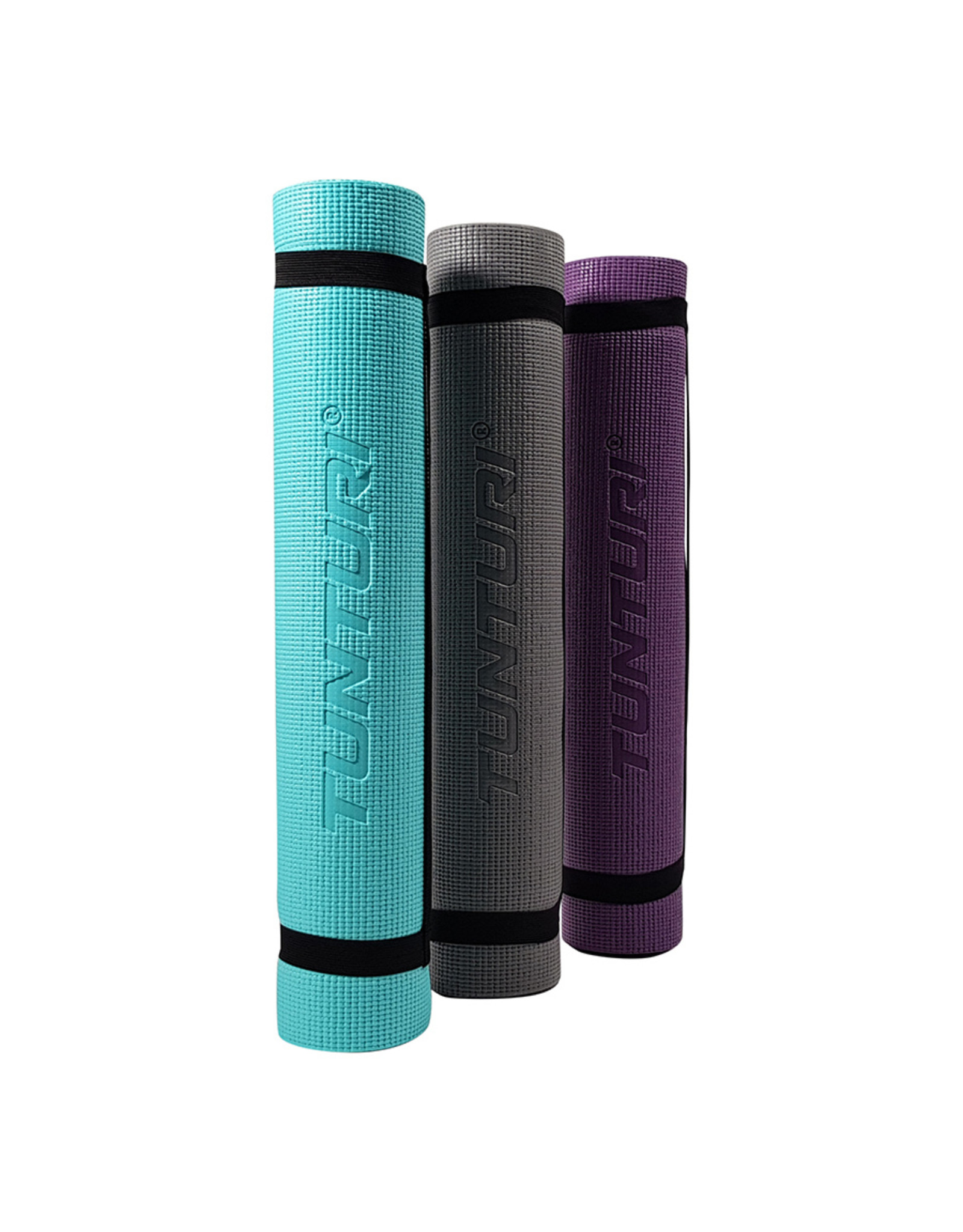 Tunturi Tunturi PVC Yogamat 4mm Anthracite With Print
