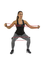 Tunturi Tunturi Tubing Set with Grip, Heavy, Red