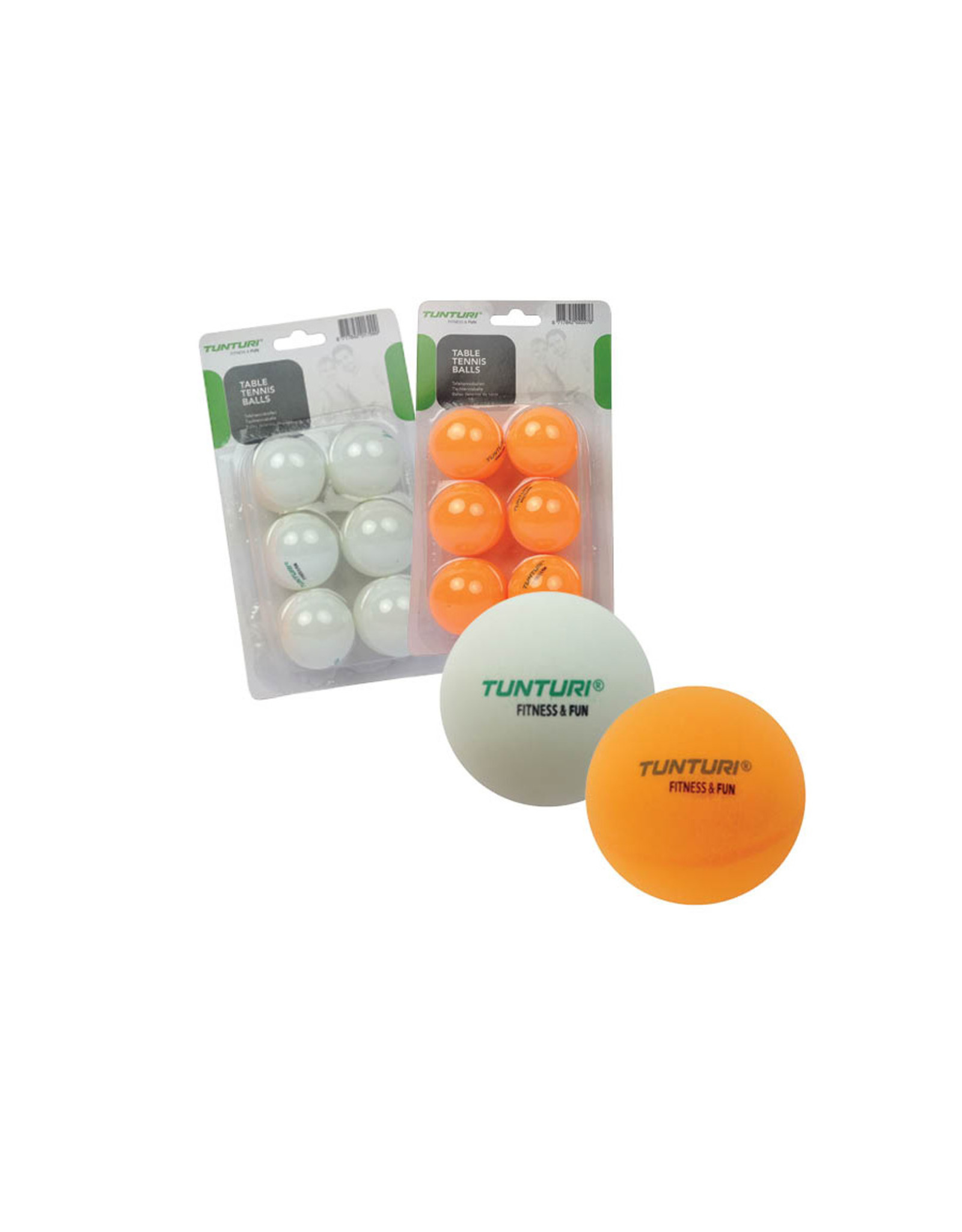 Tunturi Tunturi Tabletennis Balls (6pcs) White