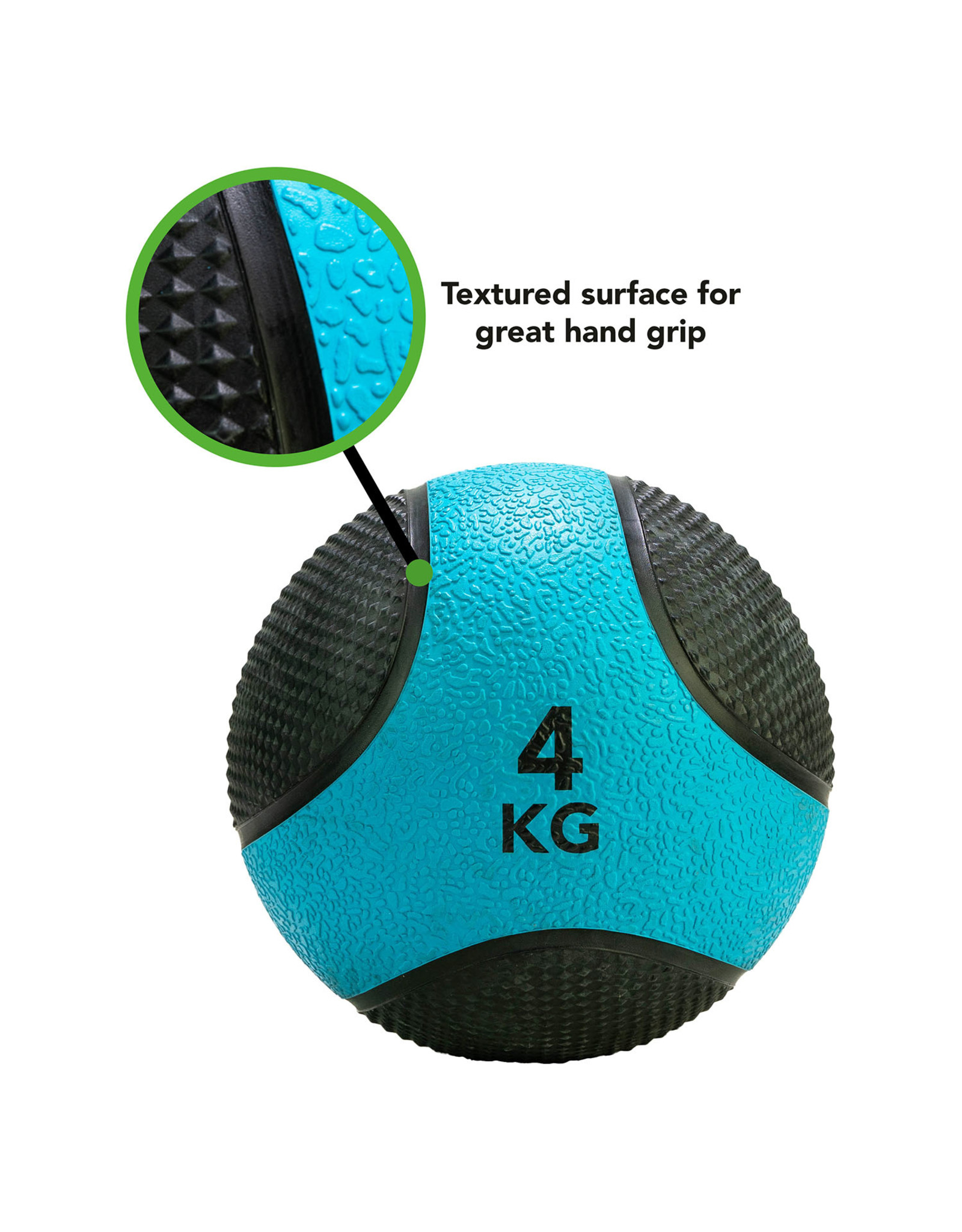 Tunturi Tunturi Medicine Ball 4kg, Blue/Rack