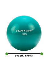 Tunturi Tunturi Yoga Toningbal 1kg, Turquoise