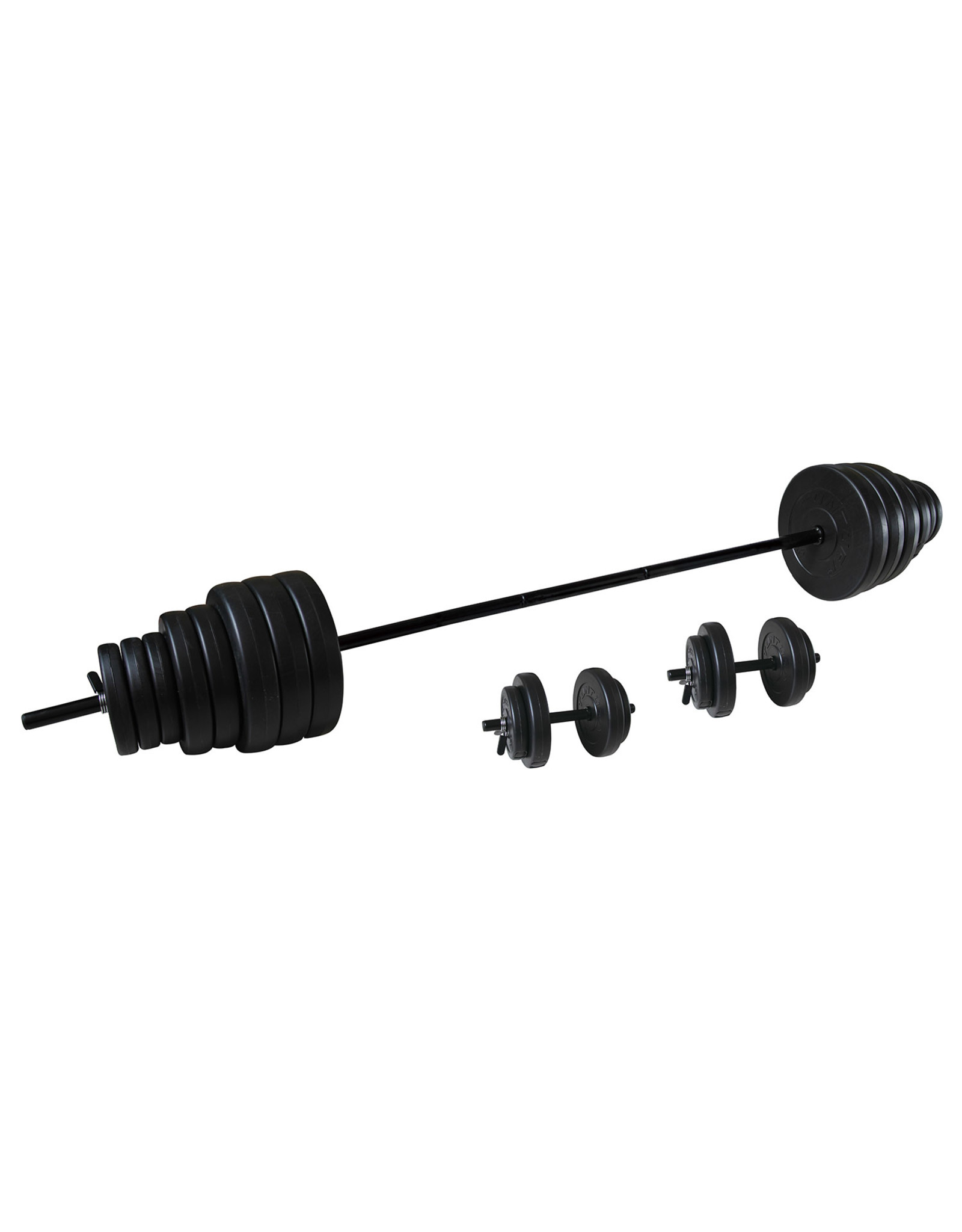 Tunturi Tunturi Vinyl Barbell/Dumbbell Set 50Kg