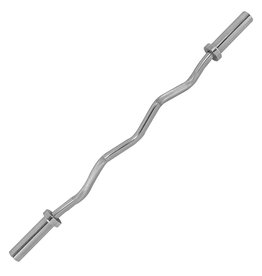 Tunturi Olympic Curlbar SpringCol Chrome 120 cm