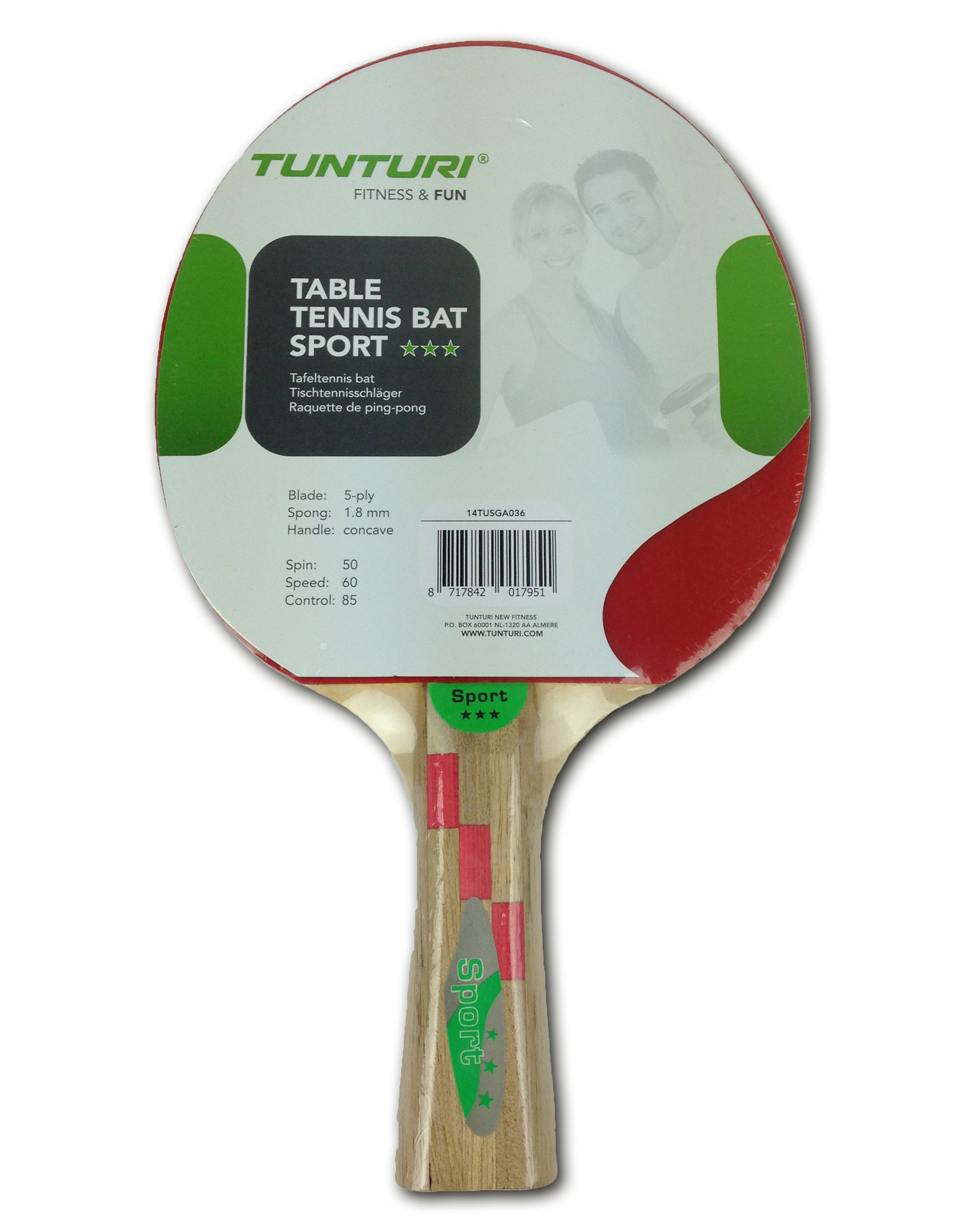 Tunturi Tunturi Tabletennis Bat Sport