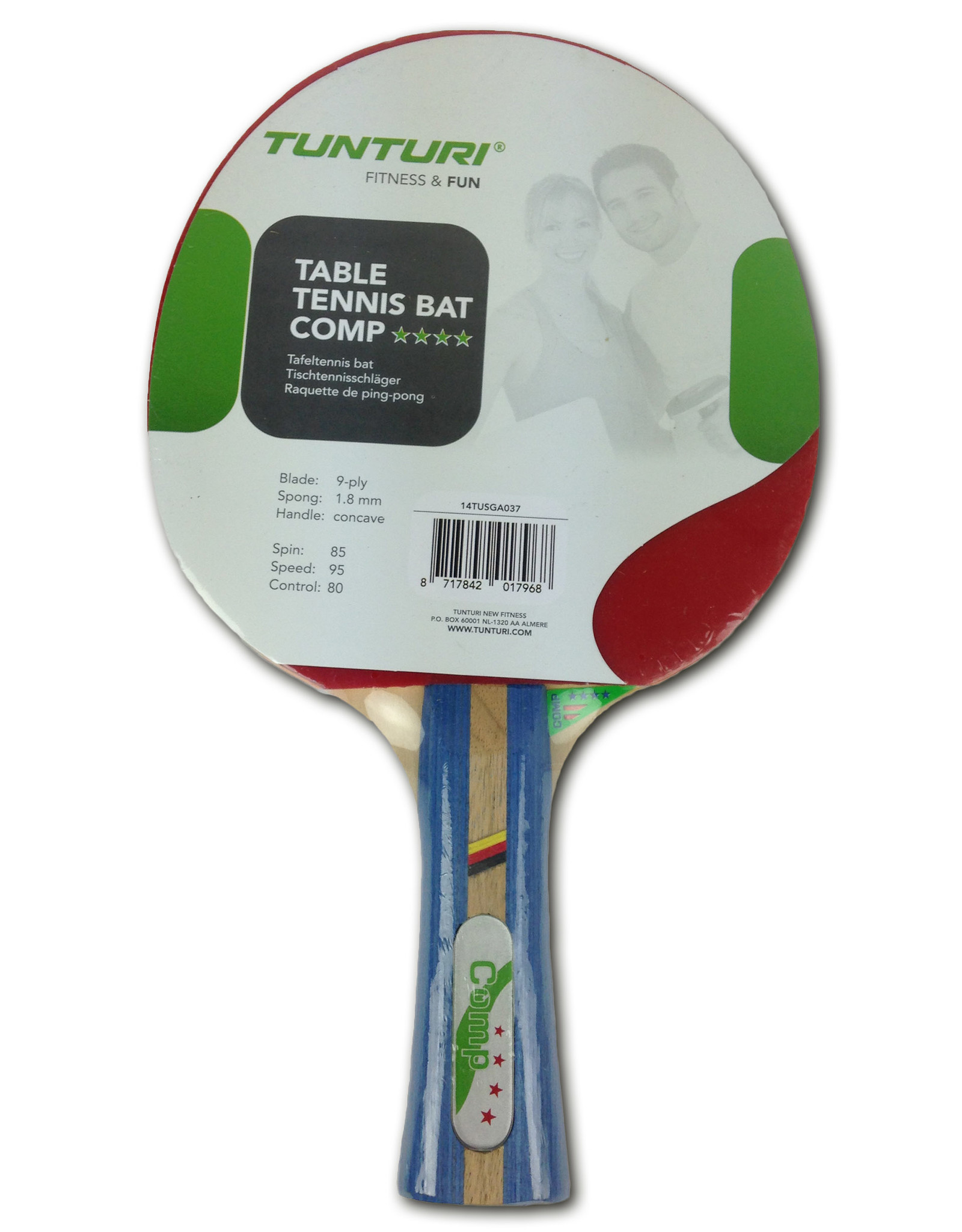 Tunturi Tunturi Tabletennis Bat Comp