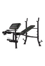 Tunturi WB40 Halterbank Fitnessbank Trainingsbank Bankdrukbank Thuis sporten Leg extension Bicep curls Incl. gratis fitness app NiemanSports