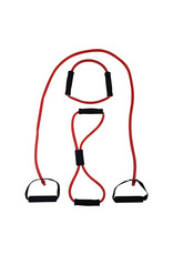 Tunturi Tunturi Tubing Set with Grip, Heavy, Red