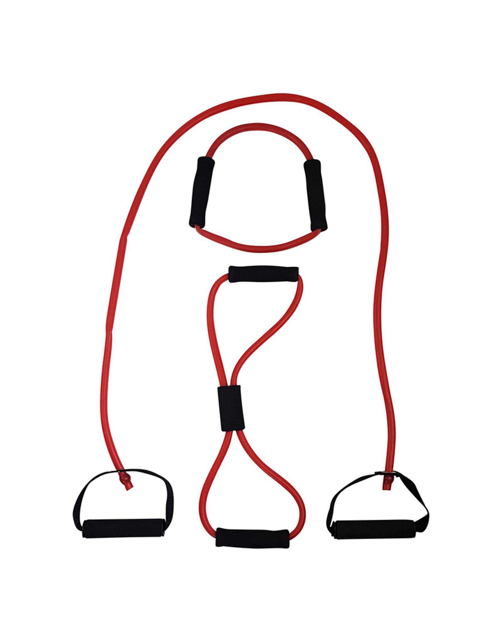 Tunturi Tunturi Tubing Set with Grip, Heavy, Red