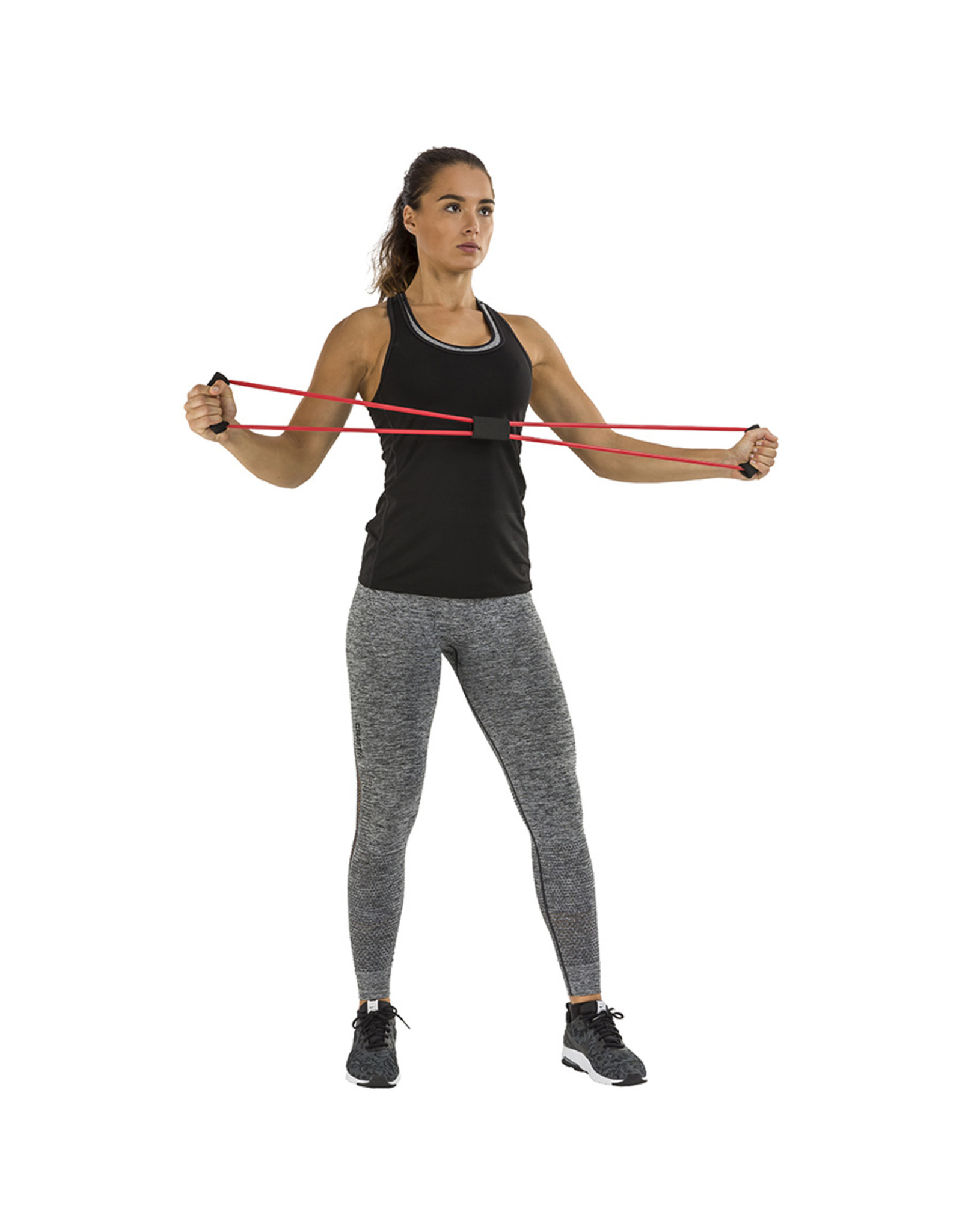 Tunturi Tunturi Tubing Set with Grip, Heavy, Red