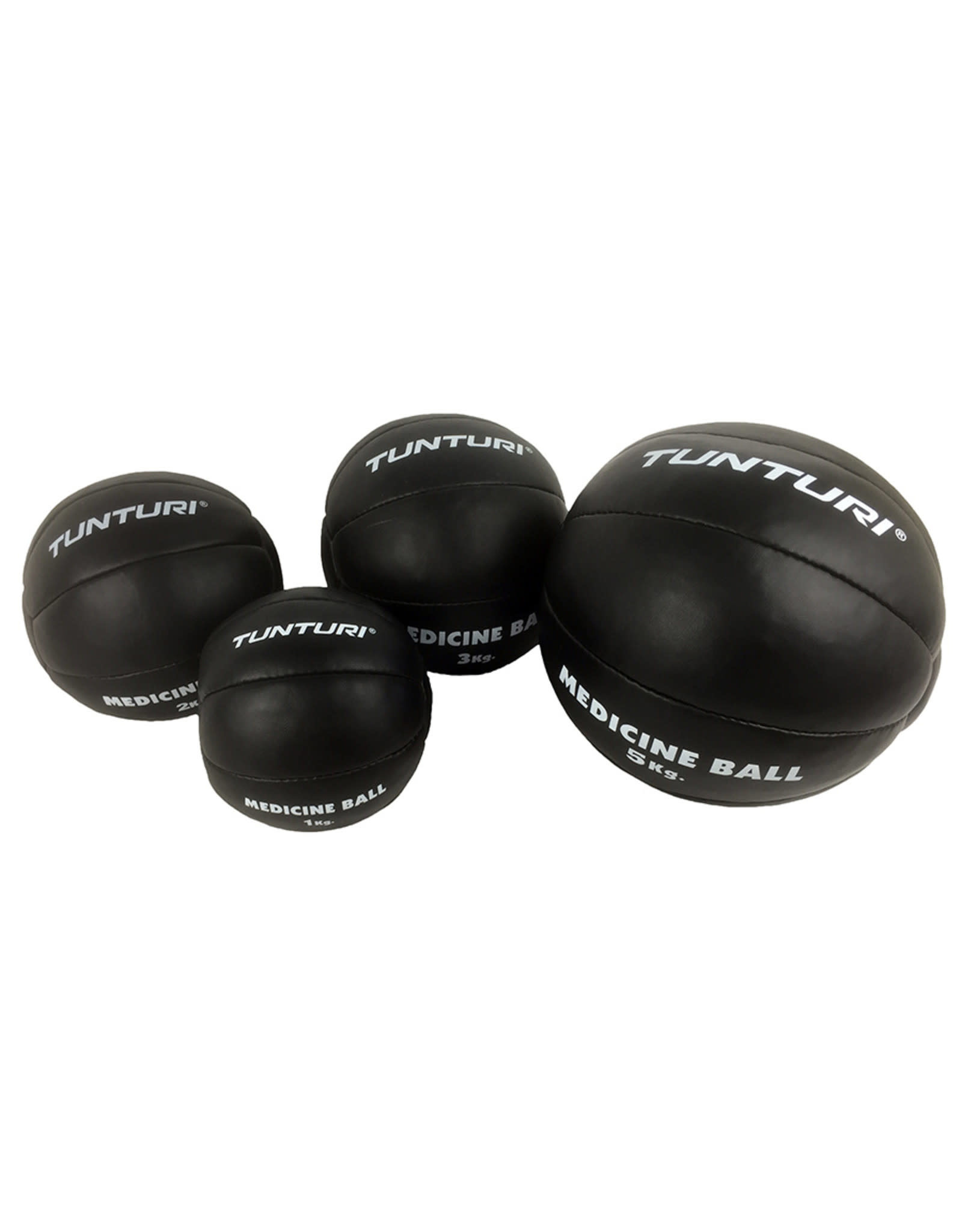 Tunturi Medicine Ball Leather, black