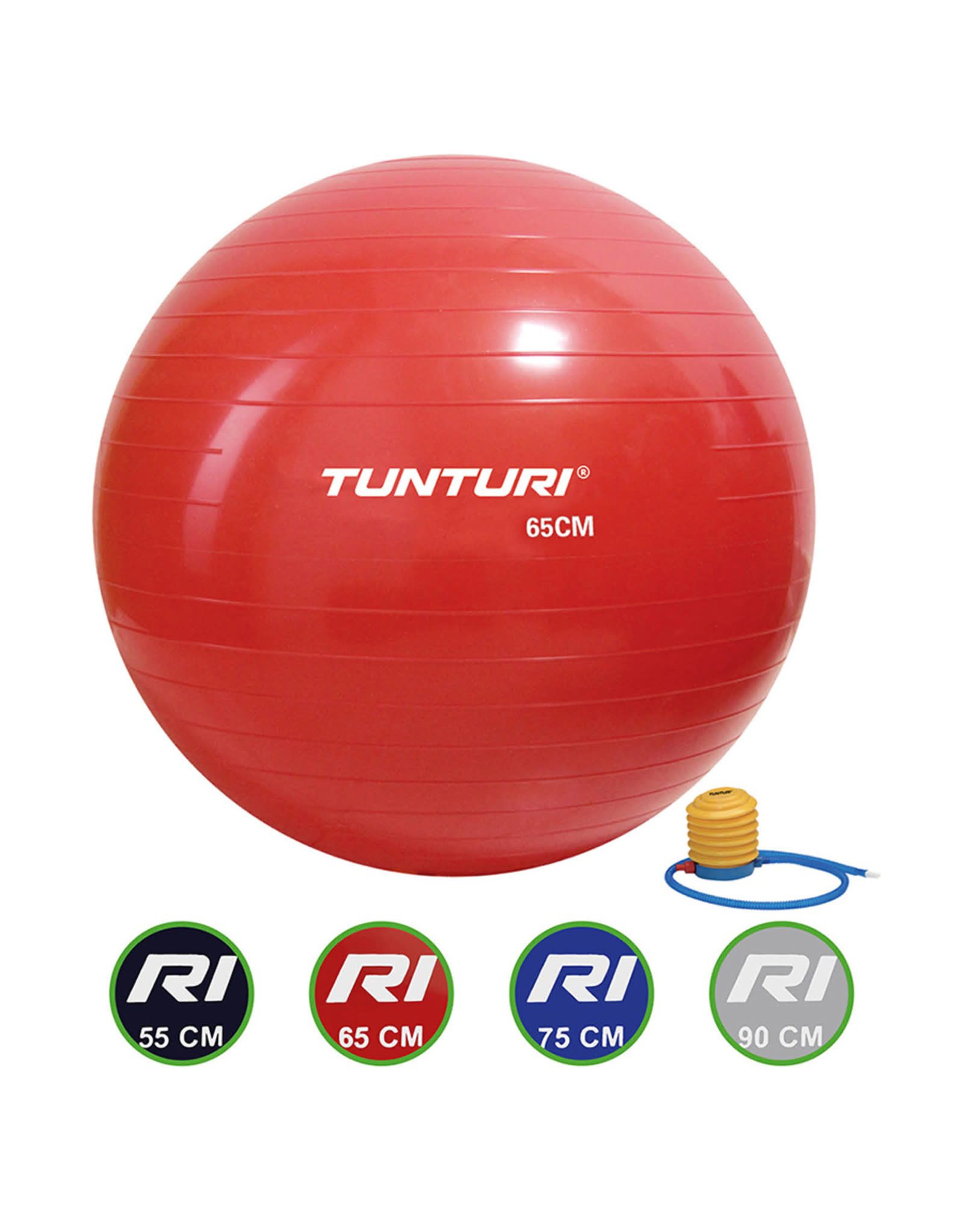 Tunturi Gymball Red 55 - 90 cm