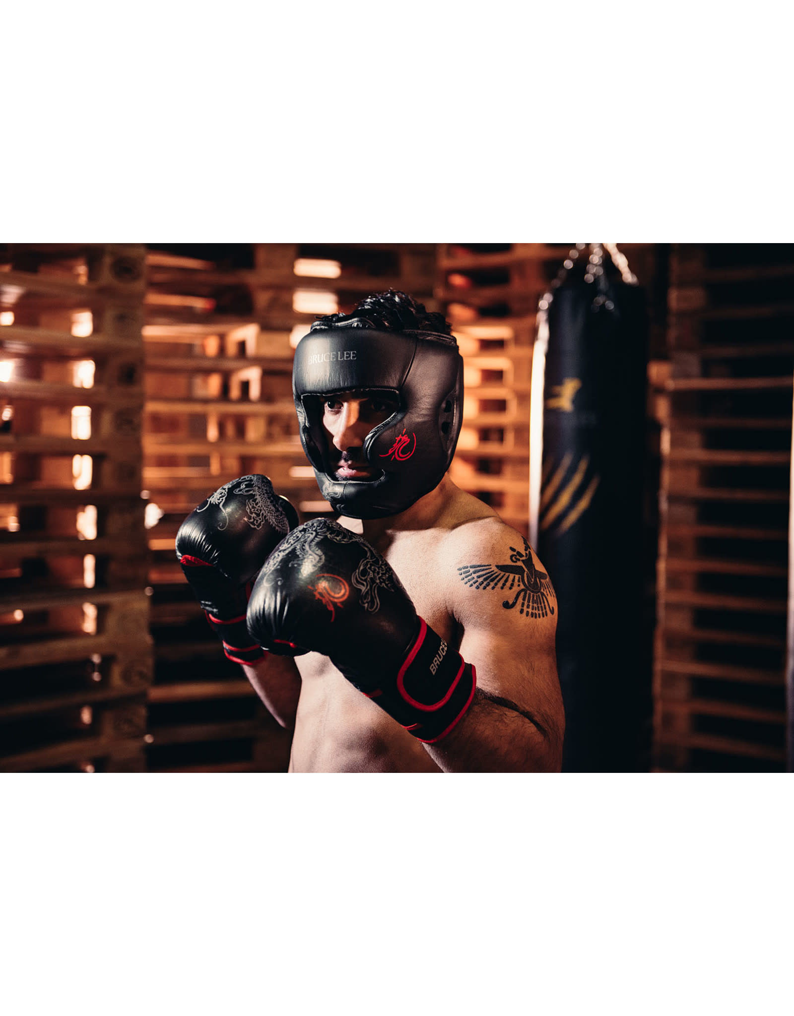 Bruce Lee Dragon Boxing Gloves