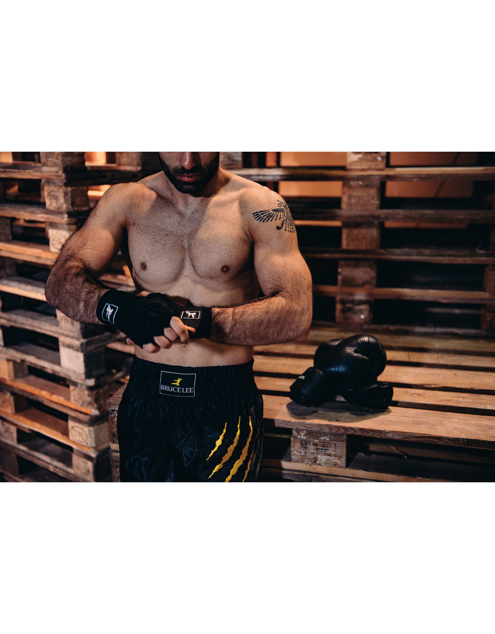Bruce Lee Boxing Wraps Black 250 of 450 cm