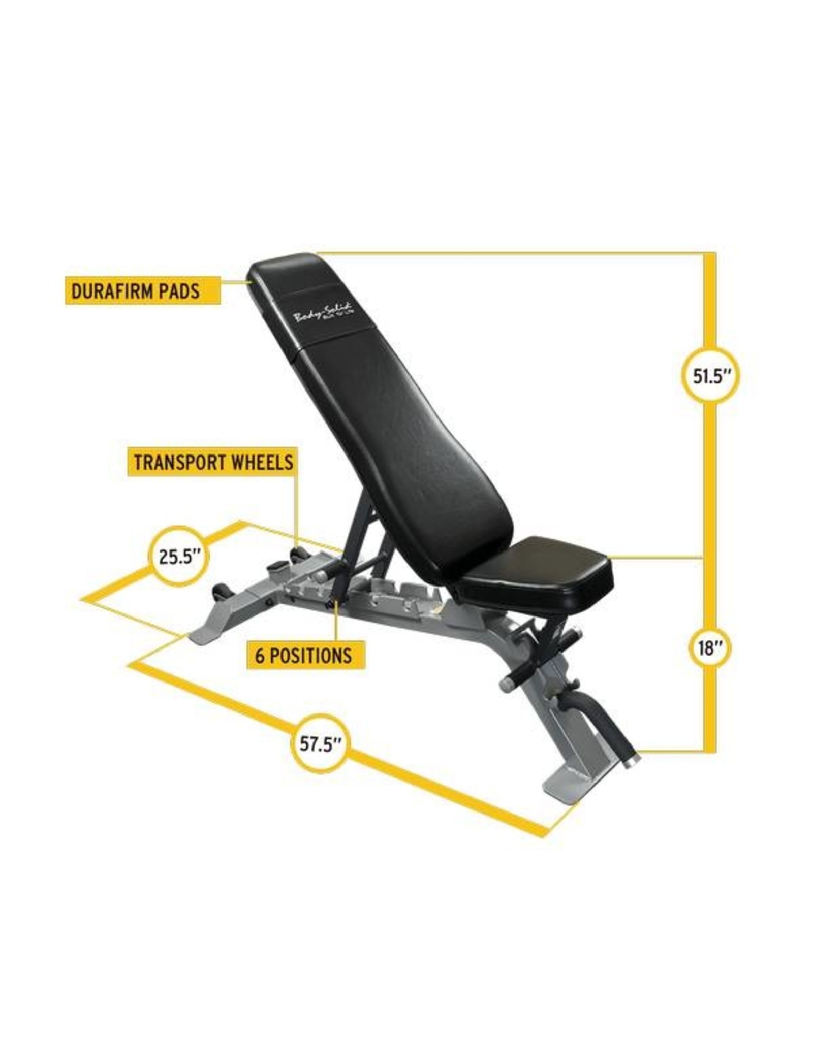 ProClubLine Pro Club Line Adjustable Bench SFID325