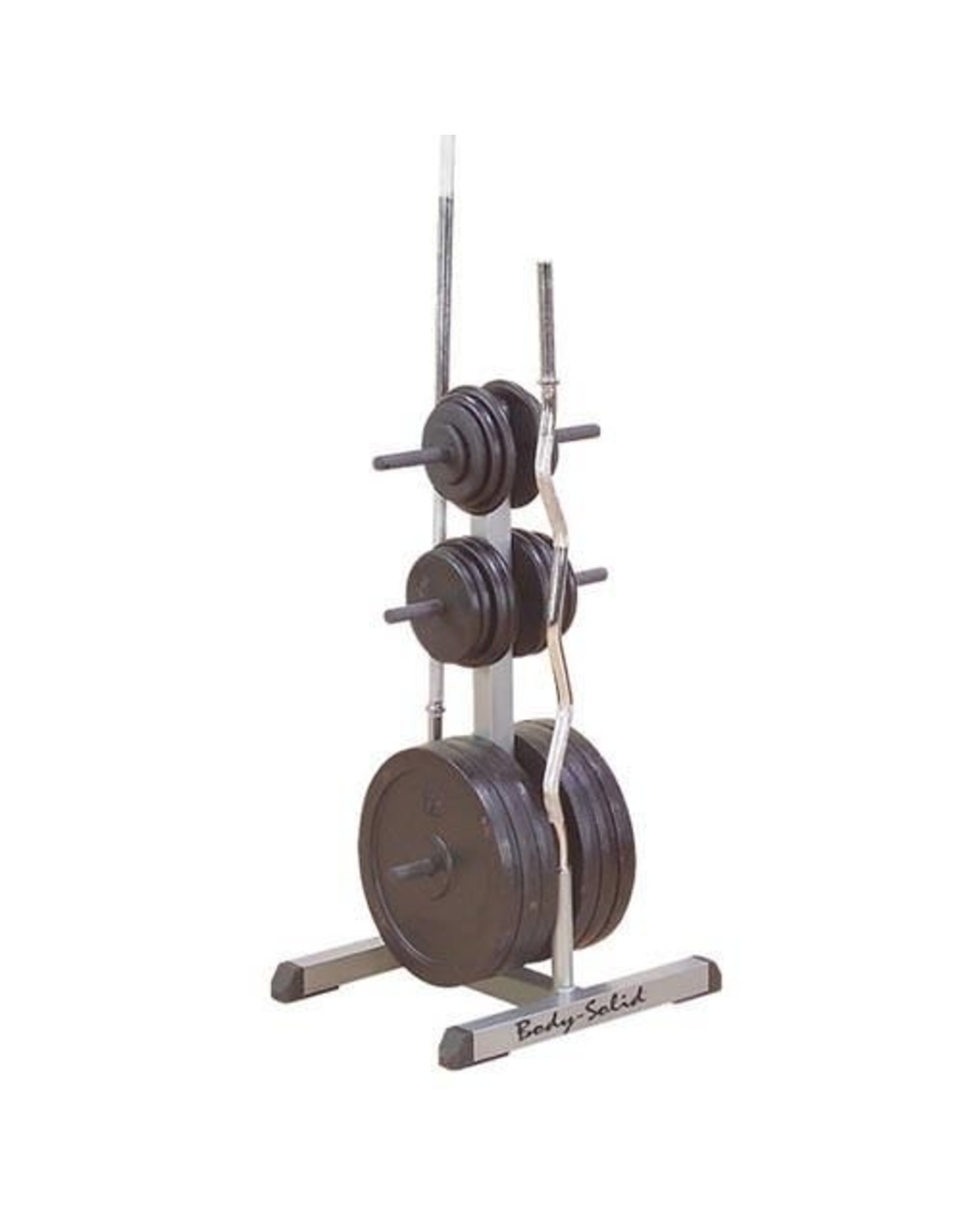 Body-Solid Body-Solid Standard Plate Tree & Bar Holder GSWT