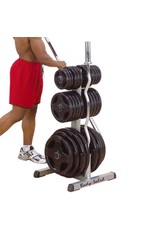 Body-Solid Body Solid Olympic Plate Tree & Bar Holder