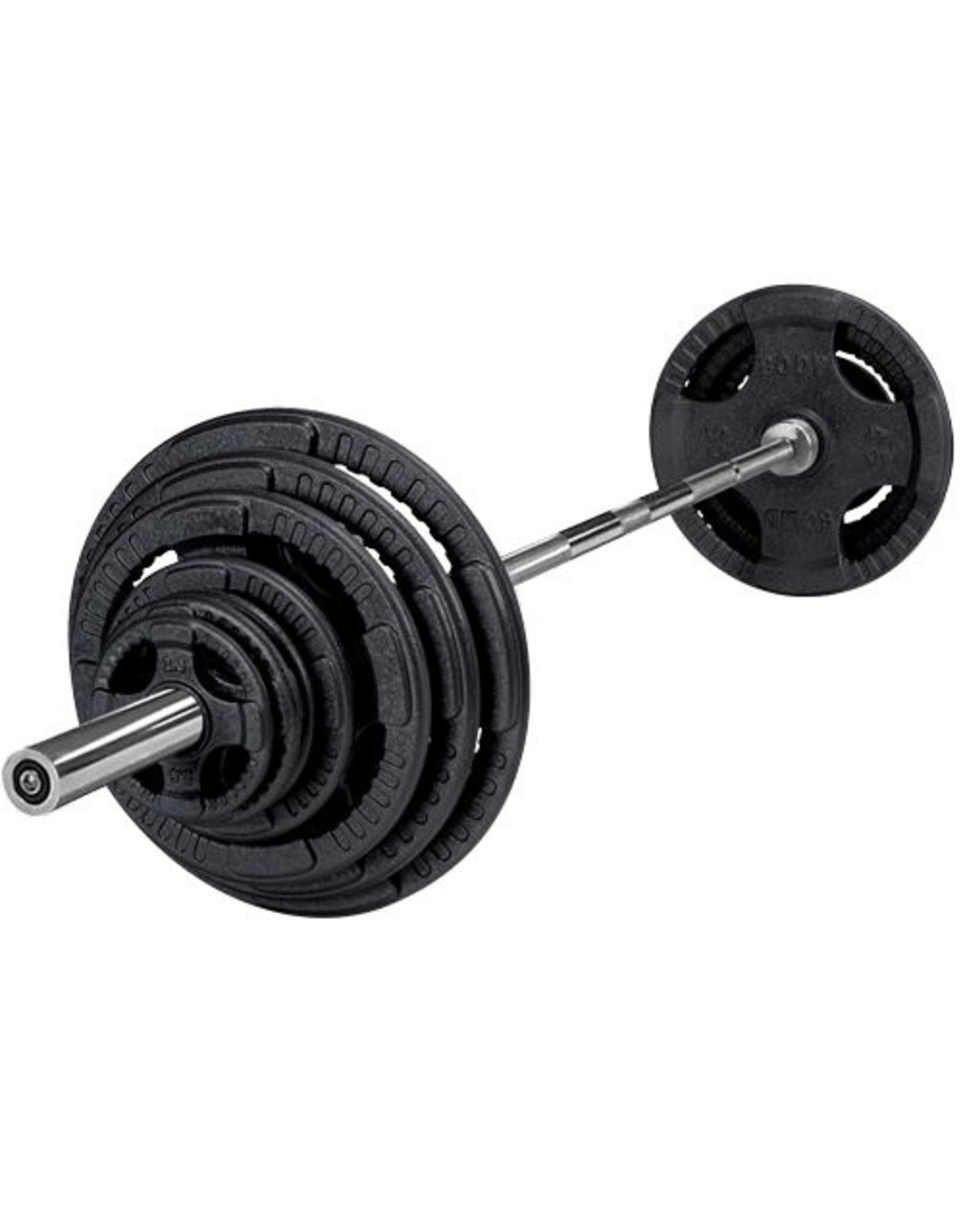 pols driehoek Marine Body-Solid 140 kg set olympische gewichten + stang + sluitveren -  NiemanSports