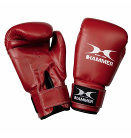 Hammer Boxing Bokshandschoenen Fit - PU -  Zwart of Rood