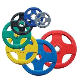 Body-Solid Body-Solid Gekleurde Rubberen Olympische Halterschijven 50 mm ORCK - per stuk