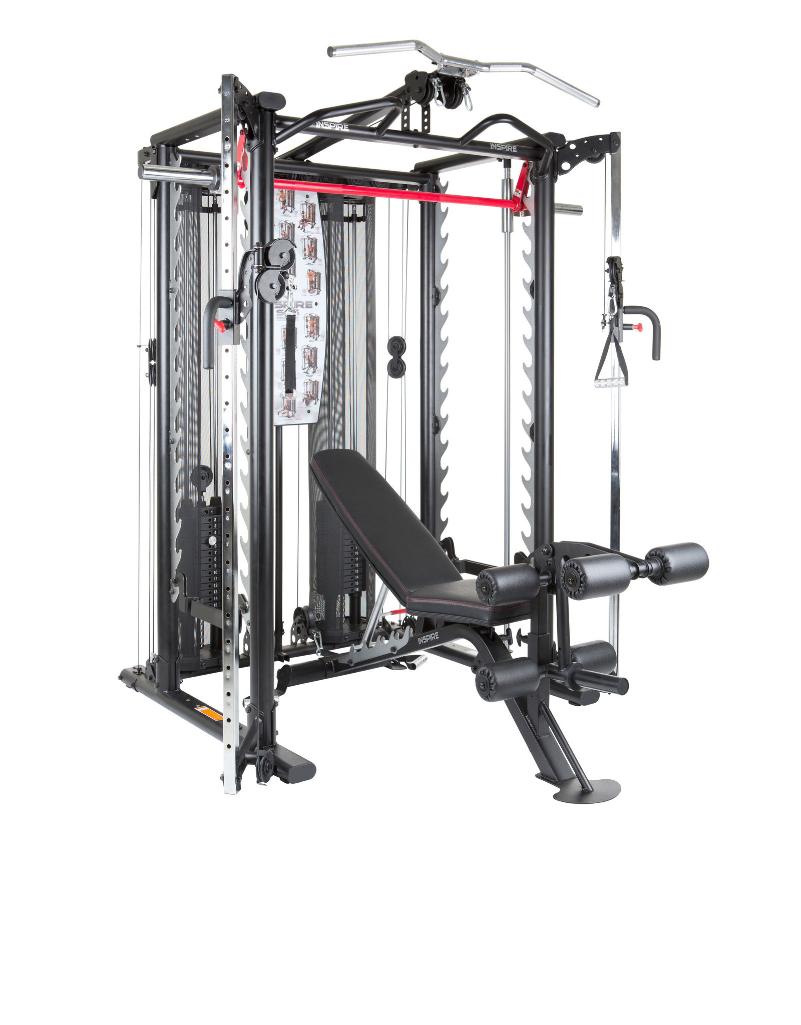 Inspire Inspire SCS Smith Cage System - incl. Trainingsbank - Leg Developer - Preacher Curl