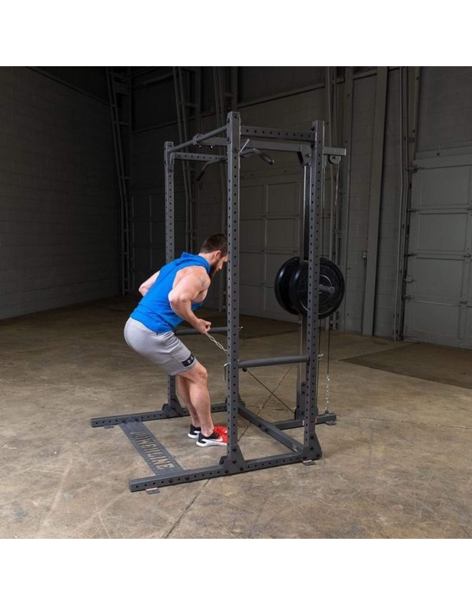 Powerline Powerline Half Rack Lat Attachment PLA500