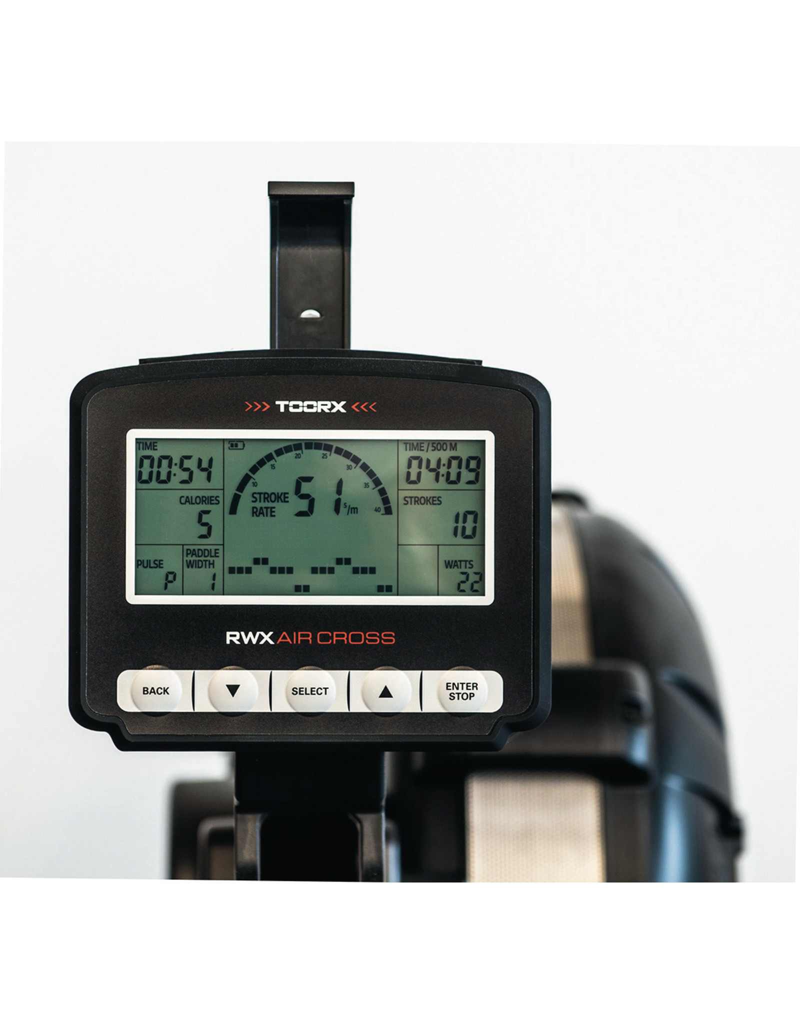 Toorx Fitness Toorx RWX AIR CROSS - Luchtroeitrainer- Interval - Magneetremsysteem
