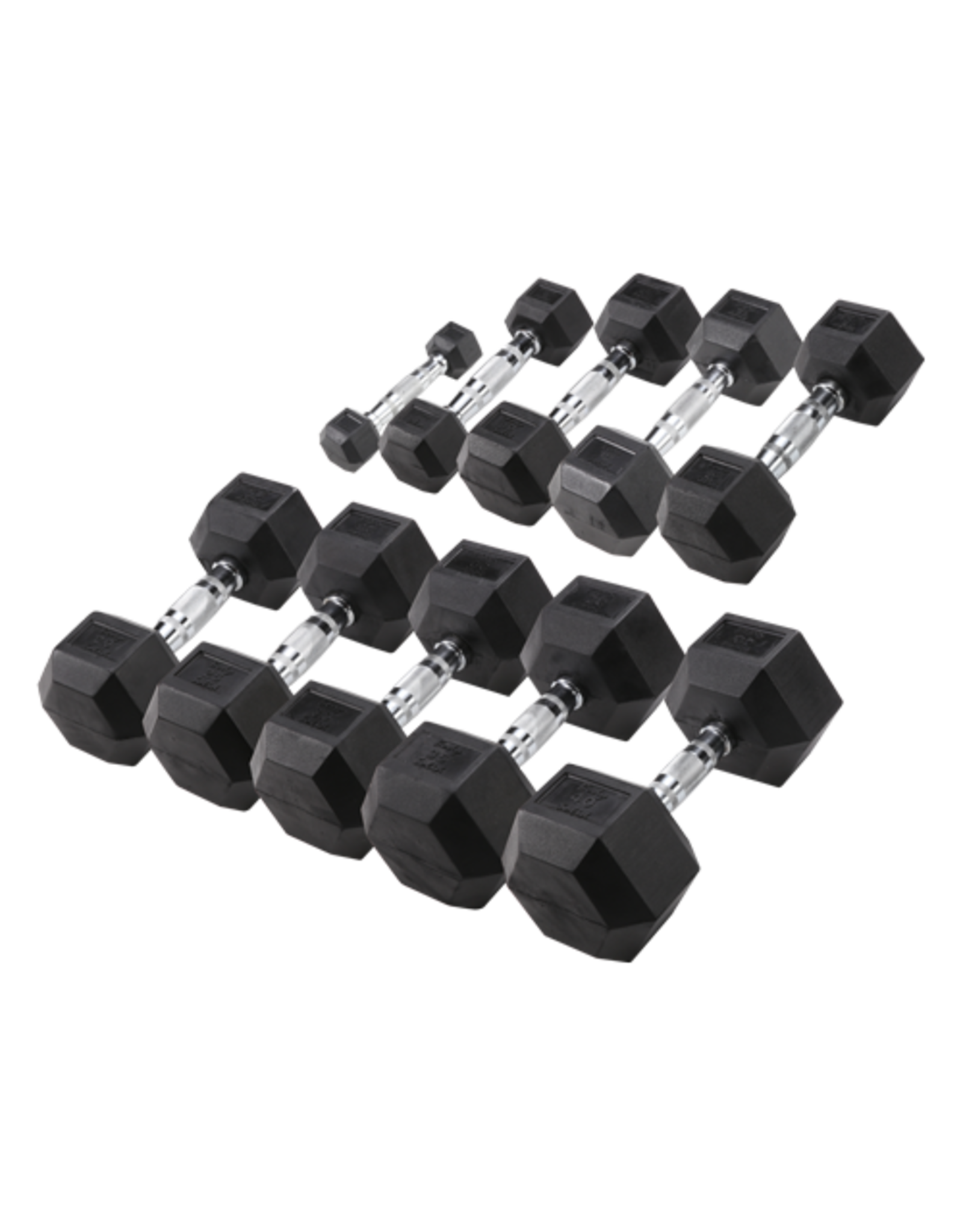 Body-Solid Body-Solid Hexa Rubber Dumbbell Set 27.5 - 35 kg (4 paar)