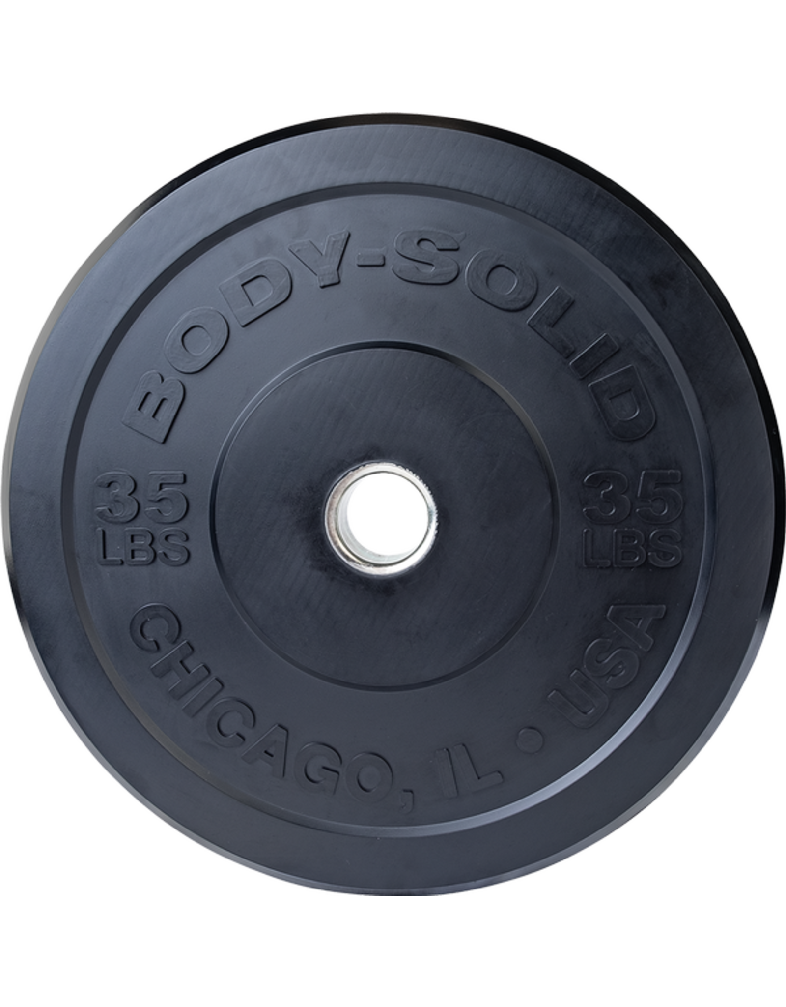 Body-Solid Body-Solid Chicago Extreme Zwarte Olympische Bumper Plates OBPXK