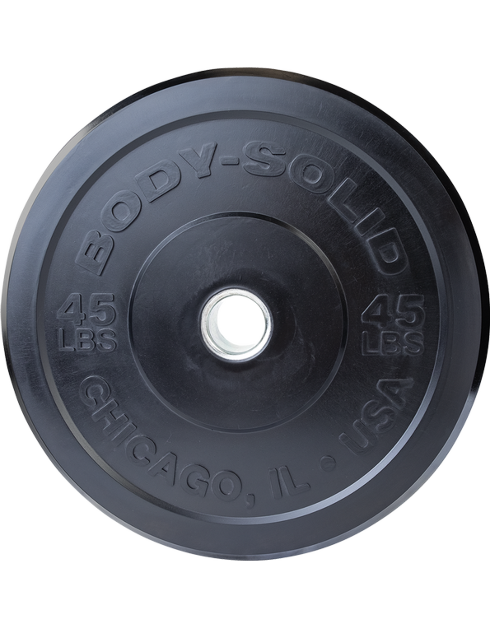 Body-Solid Body-Solid Chicago Extreme Zwarte Olympische Bumper Plates OBPXK