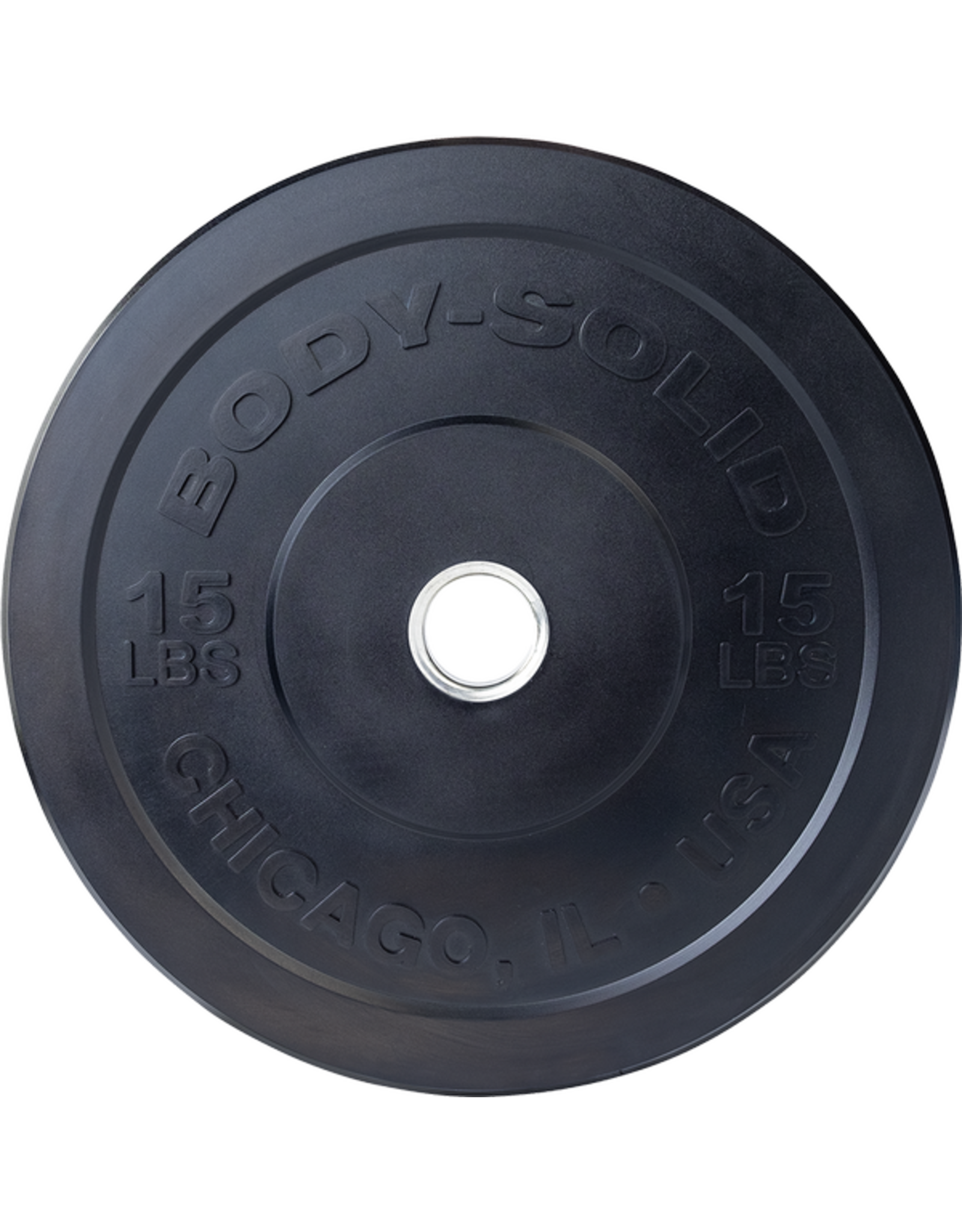 Body-Solid Body-Solid Chicago Extreme Zwarte Olympische Bumper Plates OBPXK