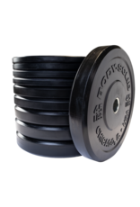 Body-Solid Body-Solid Chicago Extreme Zwarte Olympische Bumper Plates OBPXK