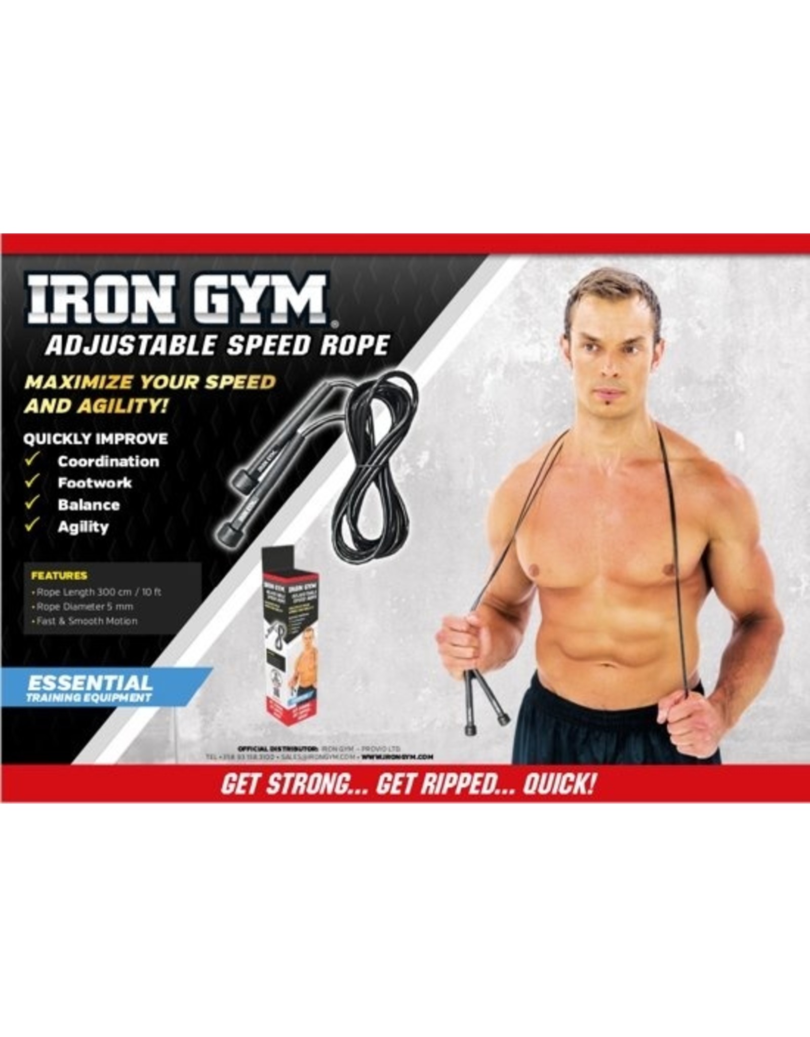 Iron Gym Adjustable Speed Rope