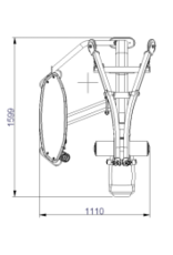 Steelflex Steelflex Mega Power Lat Machine MLM-300/2