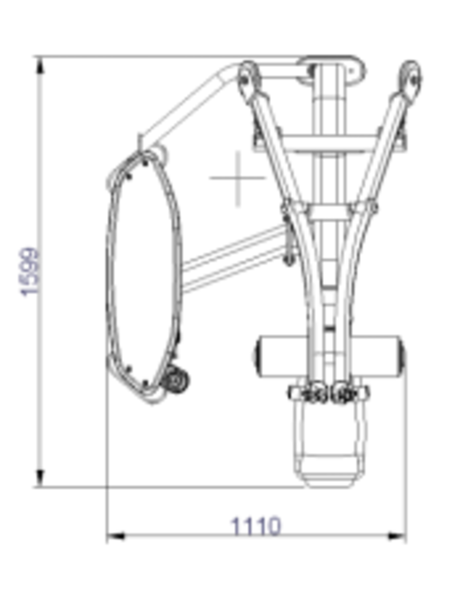 Steelflex Steelflex Mega Power Lat Machine MLM-300/2