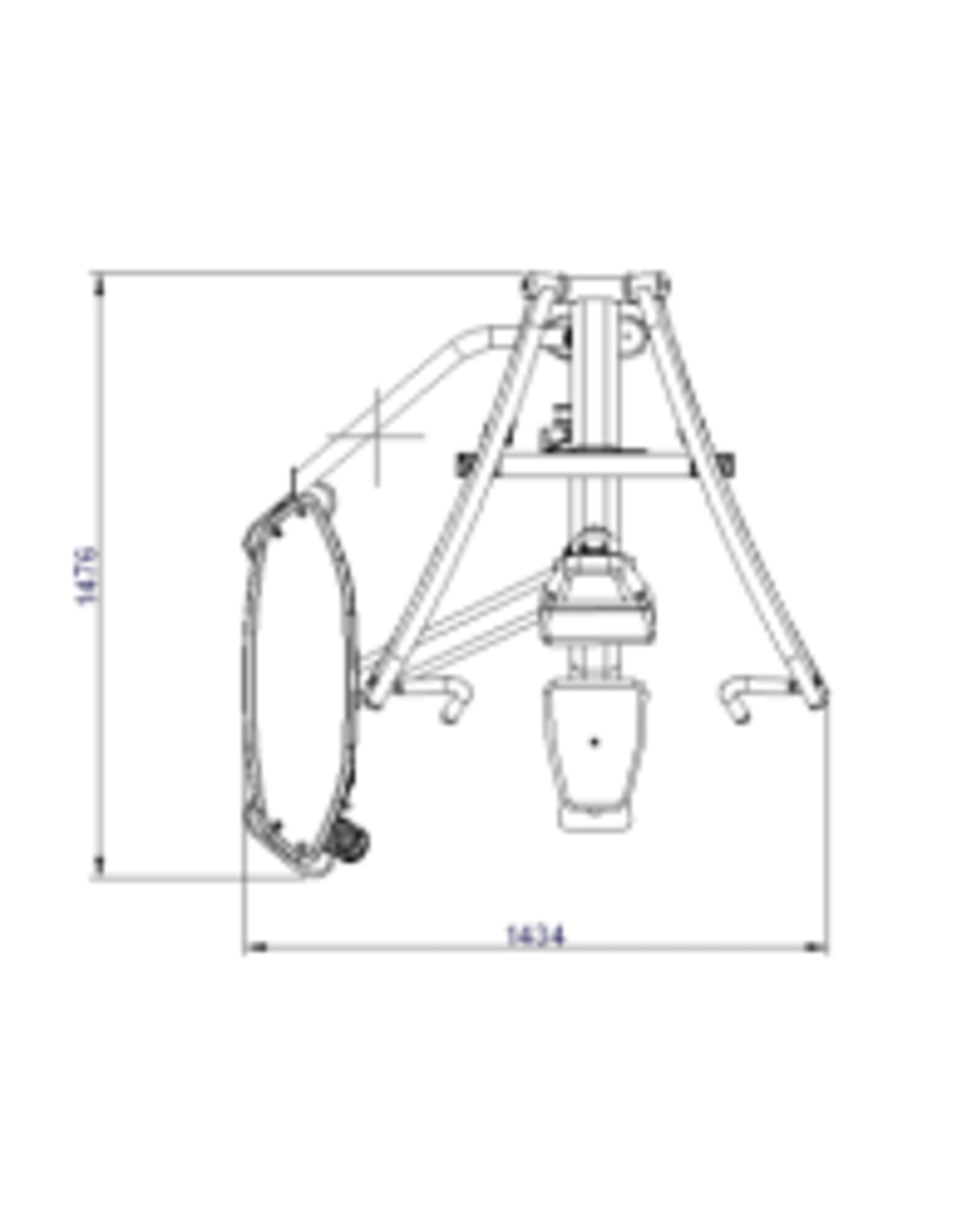 Steelflex Steelflex Mega Power Shoulder Press machine MSP-800/2