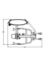 Steelflex Steelflex Mega Power Triceps Press Down Machine MTM-1000/2