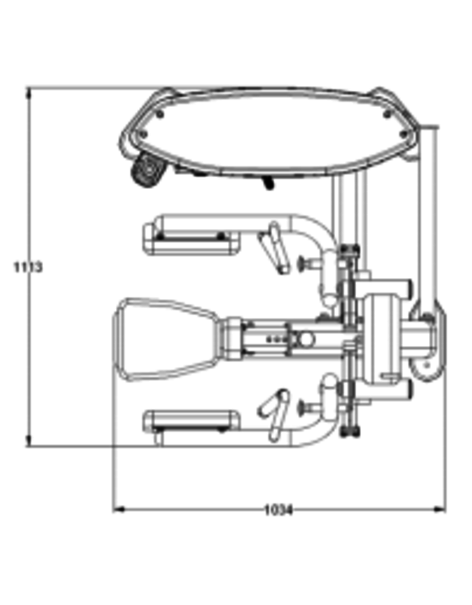 Steelflex Steelflex Mega Power Deltoid Raise Machine MDR-1300/2