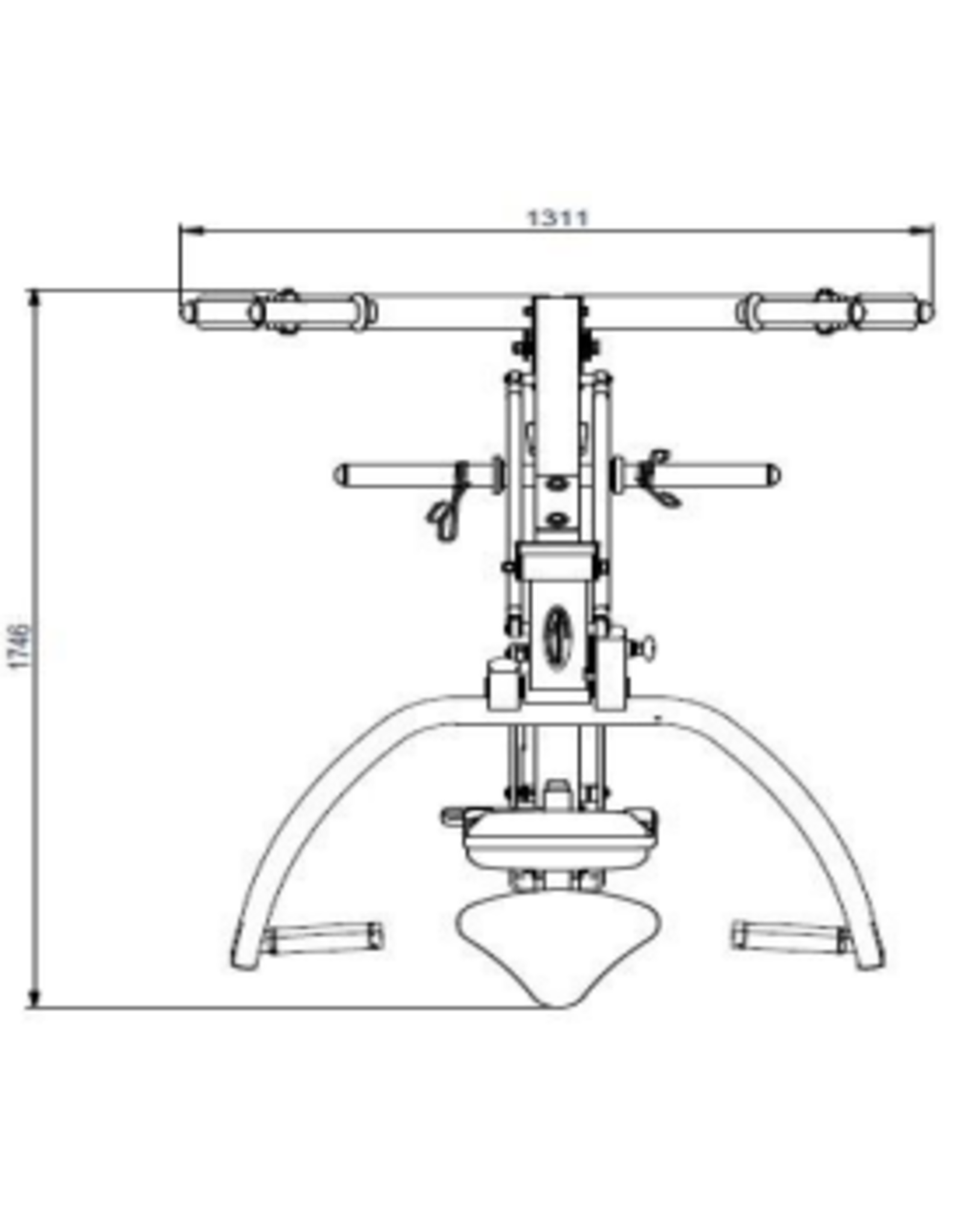 Steelflex Steelflex Dual PlateLoad Chest press & Shoulder press PL2100